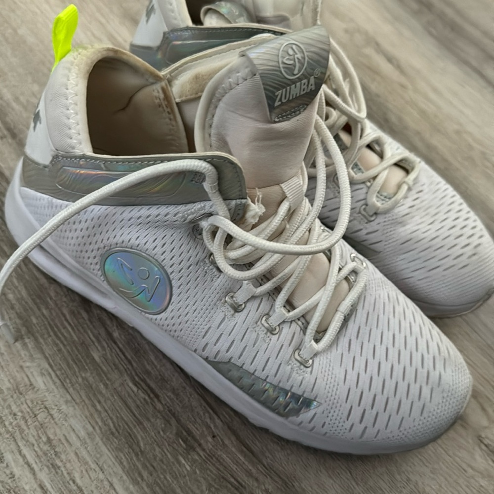 Nice white zumba shoes
